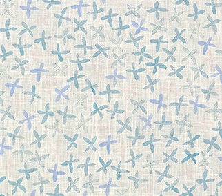 REBECCA ATWOOD: FLORAL STAMP Green/Blue